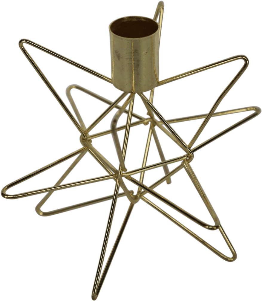 Gisela Graham Christmas Star Holder - Triangle (897x1024), Png Download