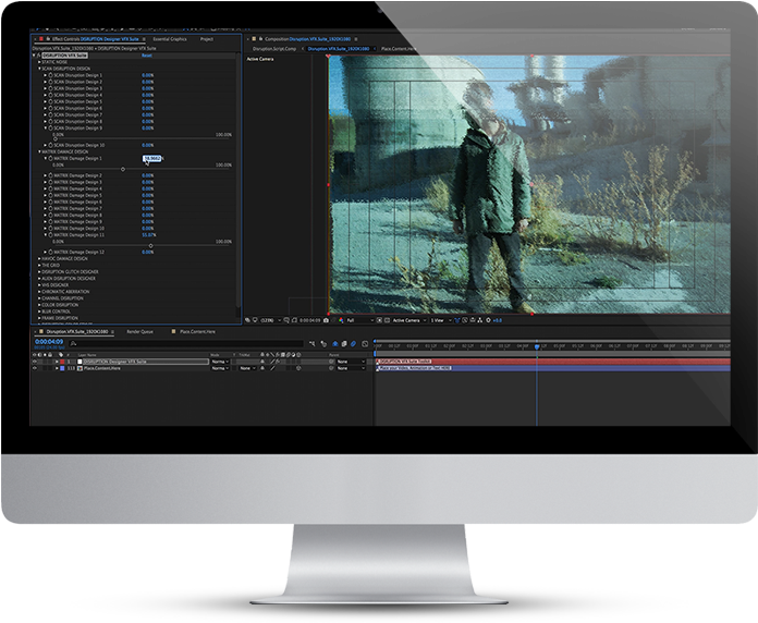 Disruption Suite - Led-backlit Lcd Display (772x612), Png Download