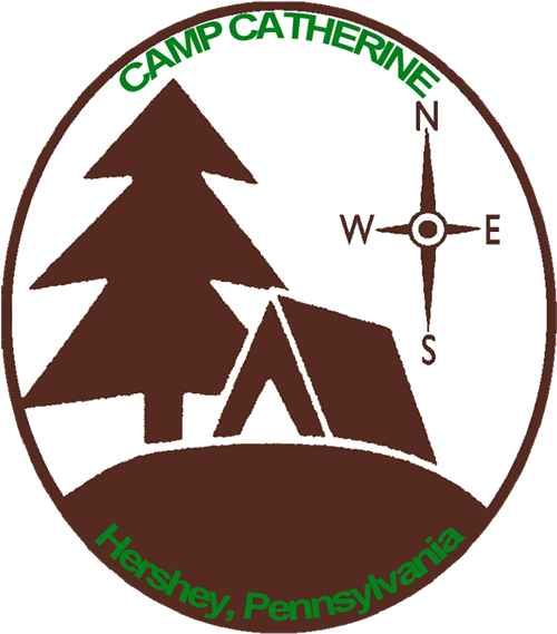 Camp Catherine Hershey - Emblem (518x595), Png Download