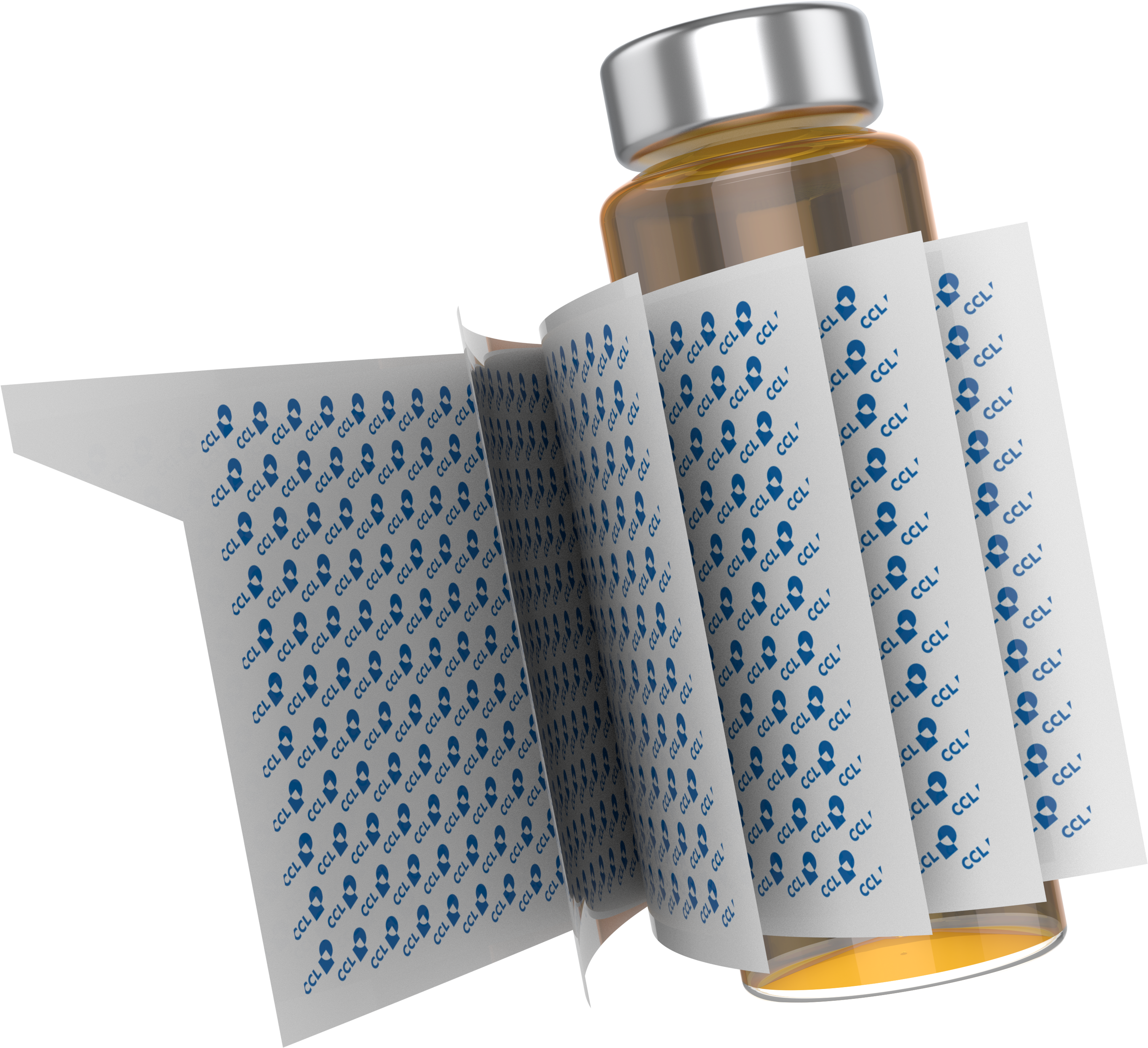 Clinical Ecl Booklet Label On A Vial Bottle - Paper (4096x3112), Png Download