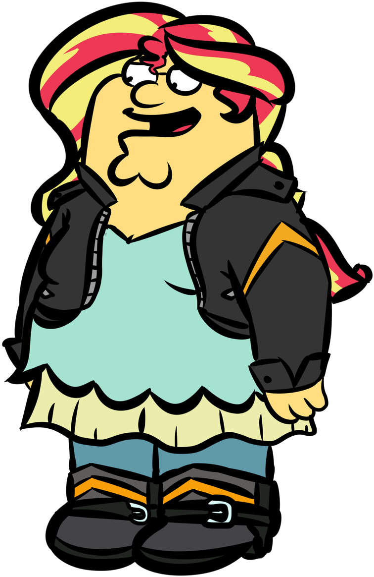 Witchtaunter, Crossover, Equestria Girls, Family Guy, - Illustration (990x1200), Png Download