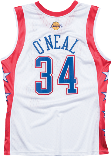 2018 Nba All-star Game 04 West Authentic Shaquille - Sports Jersey (500x667), Png Download