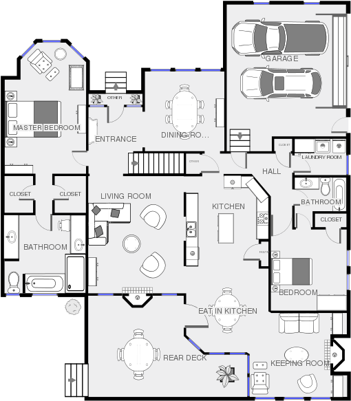 Floor Plan (800x600), Png Download