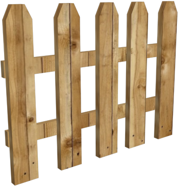 3d Wood Fence With Texture - Lumber (640x480), Png Download