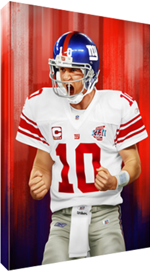 Details About New York Giants Eli Manning Poster Photo - Sprint Football (600x600), Png Download