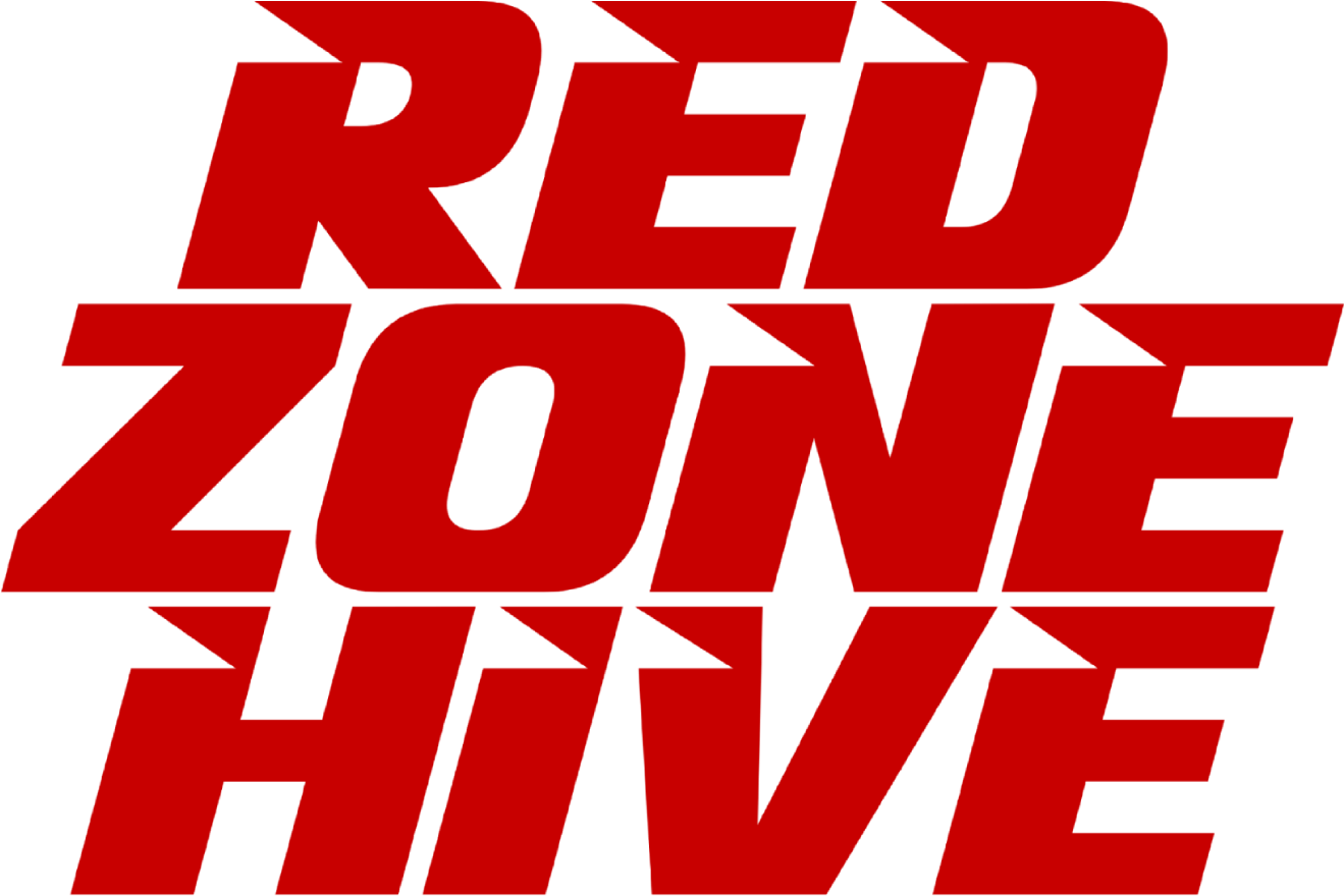 Red Zone Hive Graphic Design (4000x900), Png Download