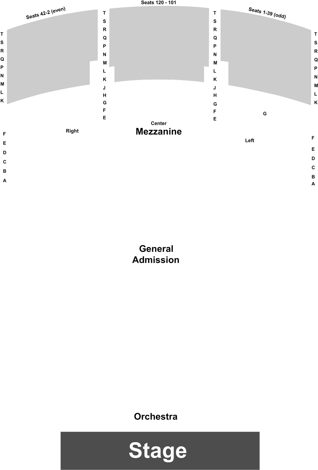 Jackie Gleason Theater Seating Map (1050x1560), Png Download