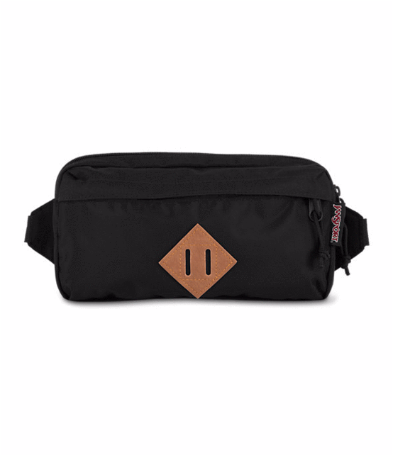 Waisted Bk - Jansport Waisted Black Ballistic (600x684), Png Download