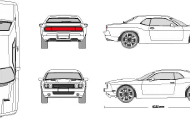 First Generation Ford Mustang (640x480), Png Download