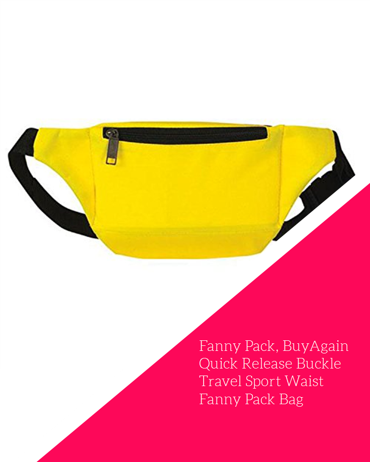 Fanny Pack, Buyagain Quick Release Buckle Travel Sport - Messenger Bag (735x1100), Png Download