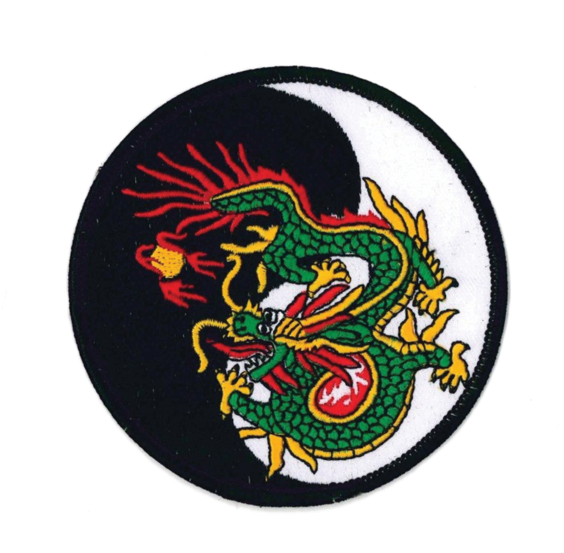 Yin & Yang Dragon Png (600x600), Png Download