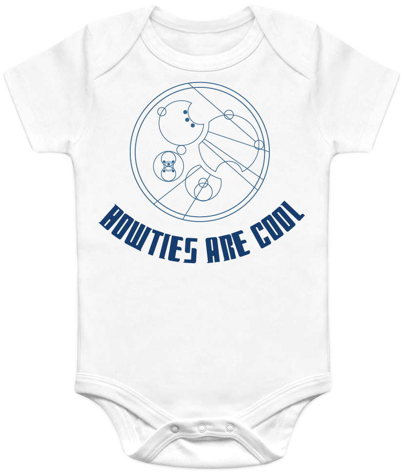 A Great Galifreyan Baby Onesie That Reads "bowties - Active Shirt (868x1035), Png Download