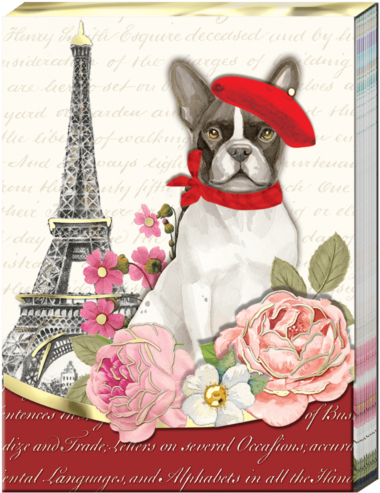 French Bulldog Pocket Note Pad - French Bulldog (600x600), Png Download