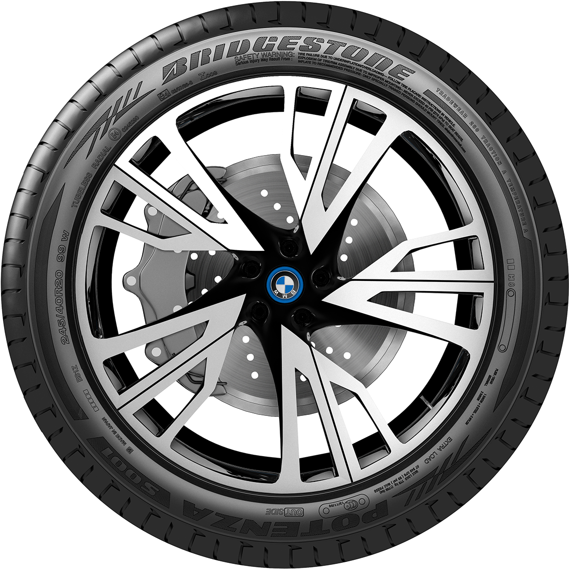 Donwload Bmw I8 3d Free Model - Bmw Wheel And Tire Png (1200x1200), Png Download