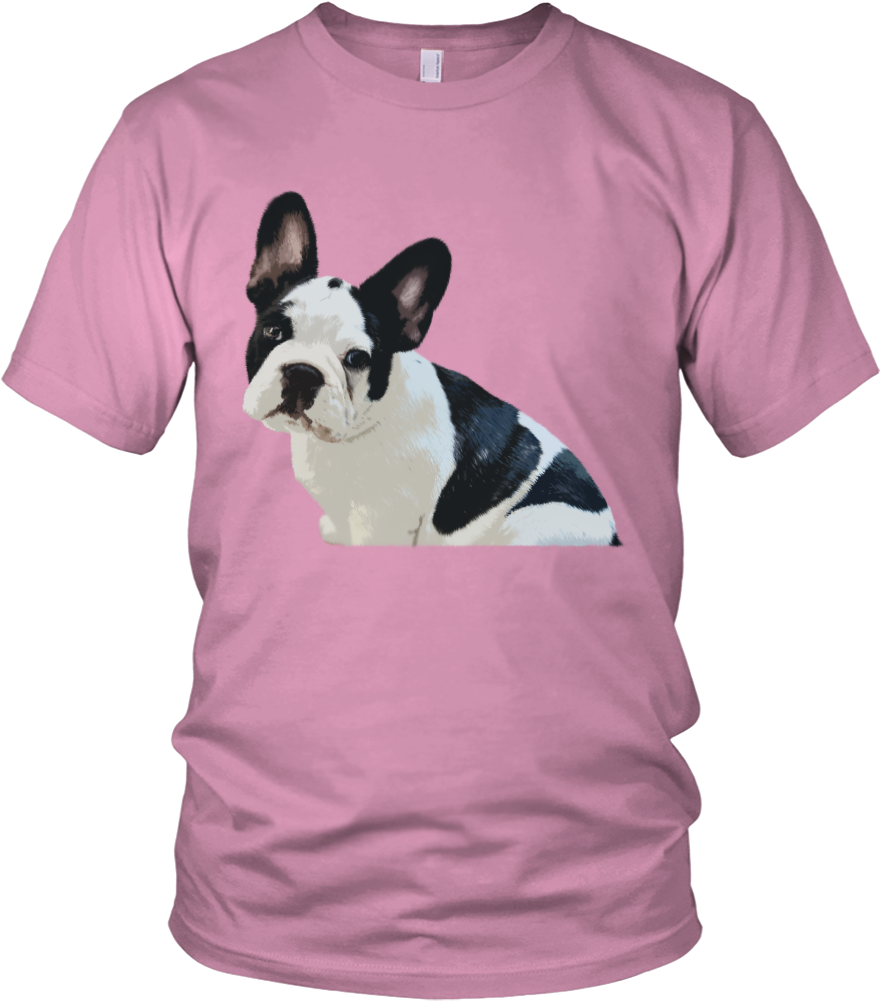 French Bulldog Dog T Shirts, Tees & Hoodies - Shirt (1000x1000), Png Download
