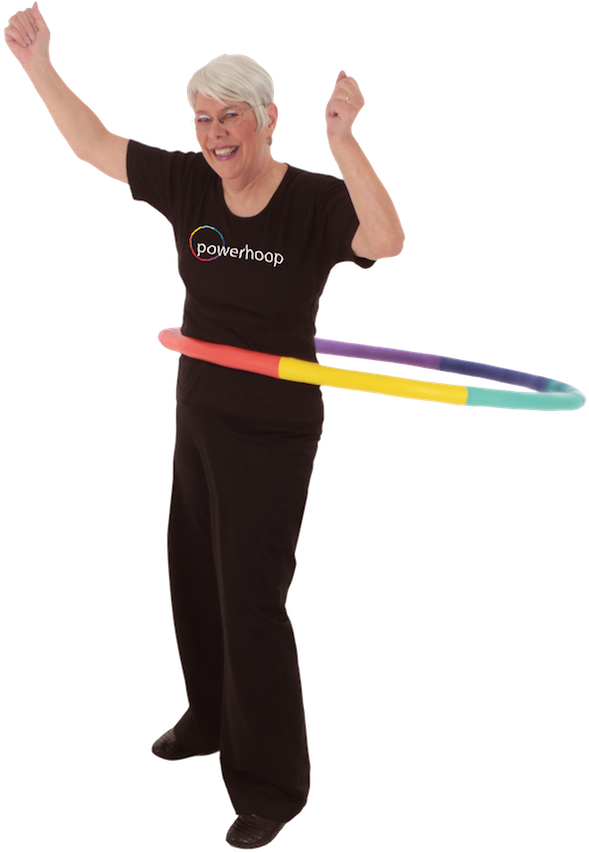 Eurohoop Hula Hoop Safety Older Hooper Using Slim Hoop - Hula Hoop (642x865), Png Download