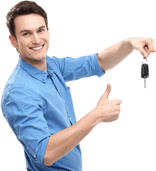 Car Key Made - Man With Car Key Png (843x568), Png Download