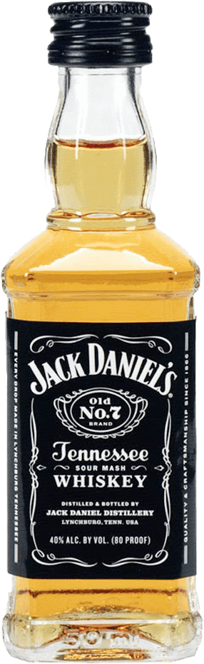 Jack Daniel's Mini 50ml - Jack Daniels (1024x1024), Png Download