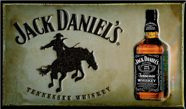 Vintage Sign Jack Daniels Horse - Jack Daniels Tin Signs Vintage (800x800), Png Download