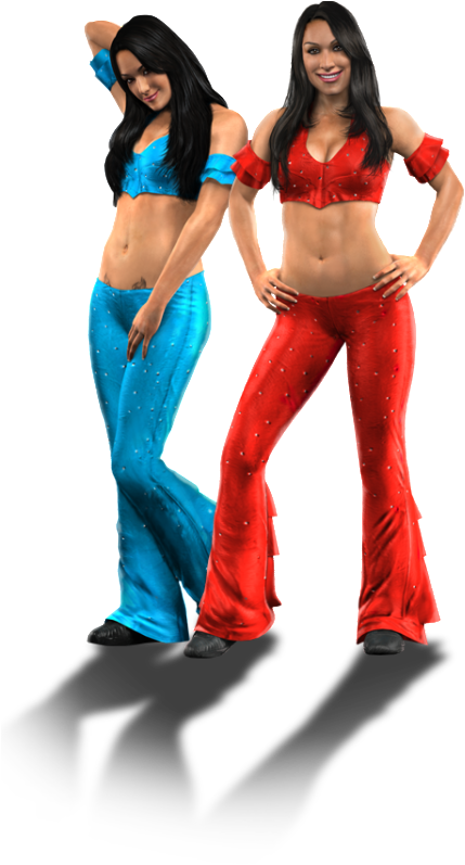 Bella Twins Photo - Bella Twins Matching (468x1022), Png Download