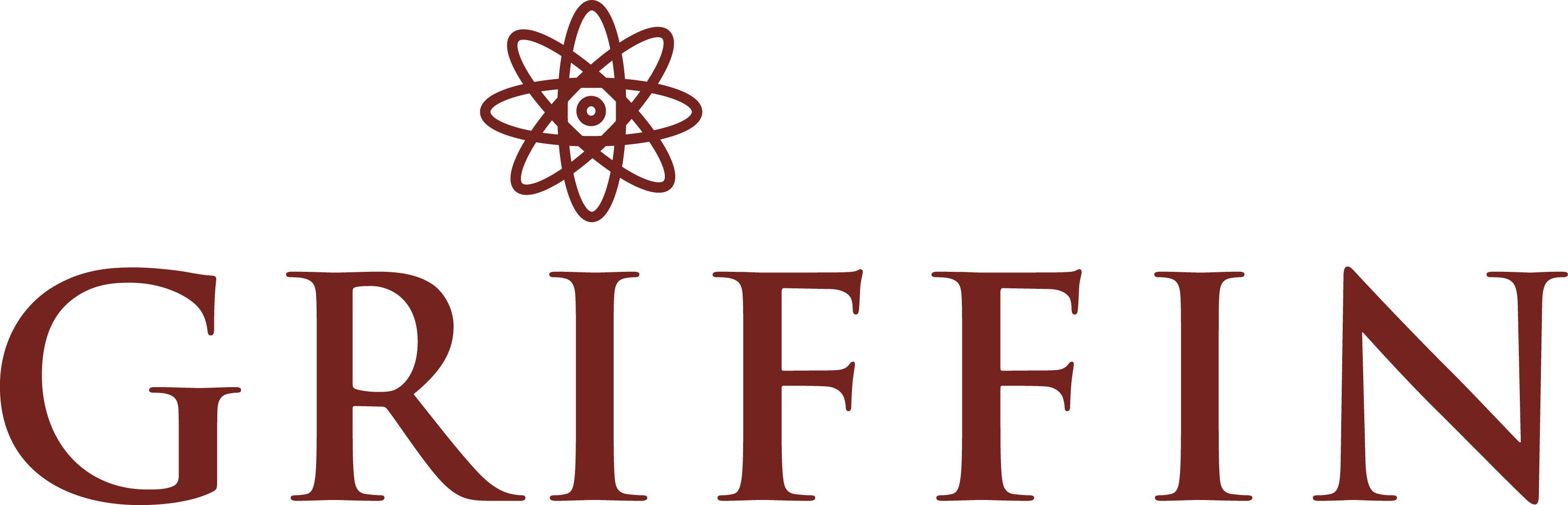 Griffin Logo Red Png (3125x1007), Png Download