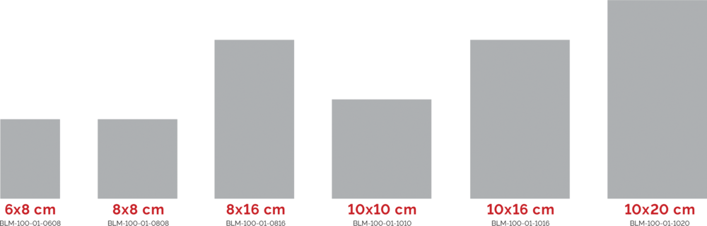 Miromesh Biologic Matrix Sizes - Metal (1000x320), Png Download