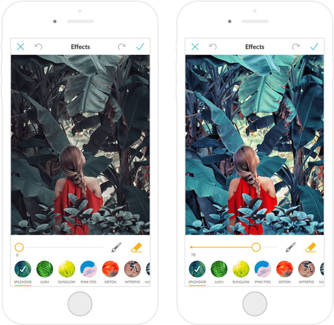 Picmonkey Mobile App's Splendor Effect Instantly Fixes - Iphone (1024x666), Png Download
