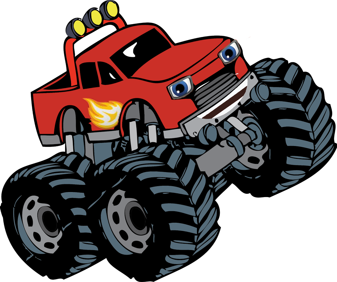 Blaze Monster Truck Adventure For Android - Clip Art (1073x900), Png Download