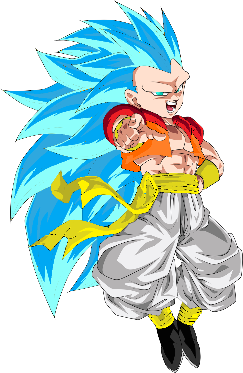 I'm That One Guy On Mixer That Streams Mario Sunshine - Gotenks Ssjg (1024x1504), Png Download