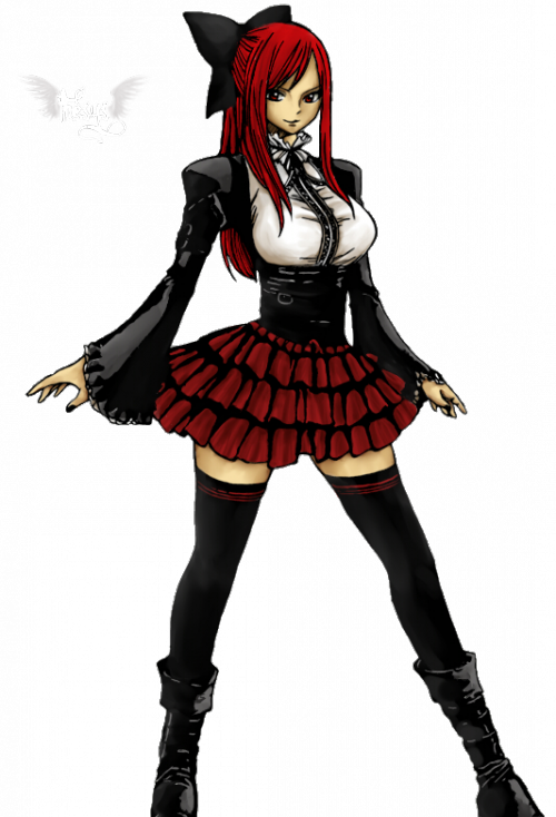 [sans Titre] - Lolita Erza (500x734), Png Download