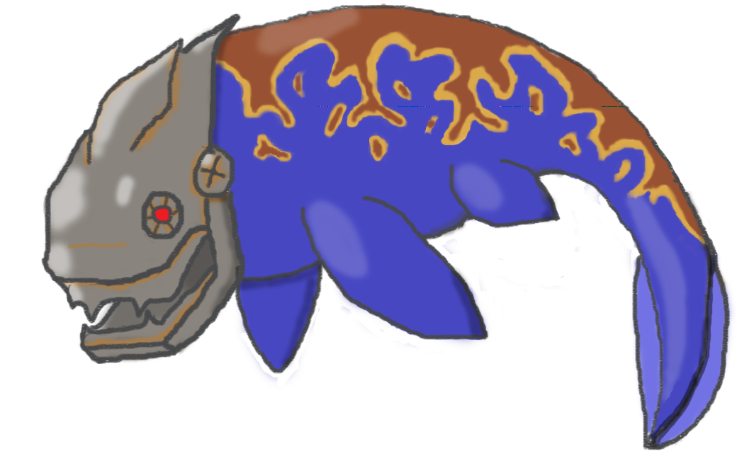 Clunklesteel, Fakemon - Dunkleosteus Fakemon (1055x695), Png Download