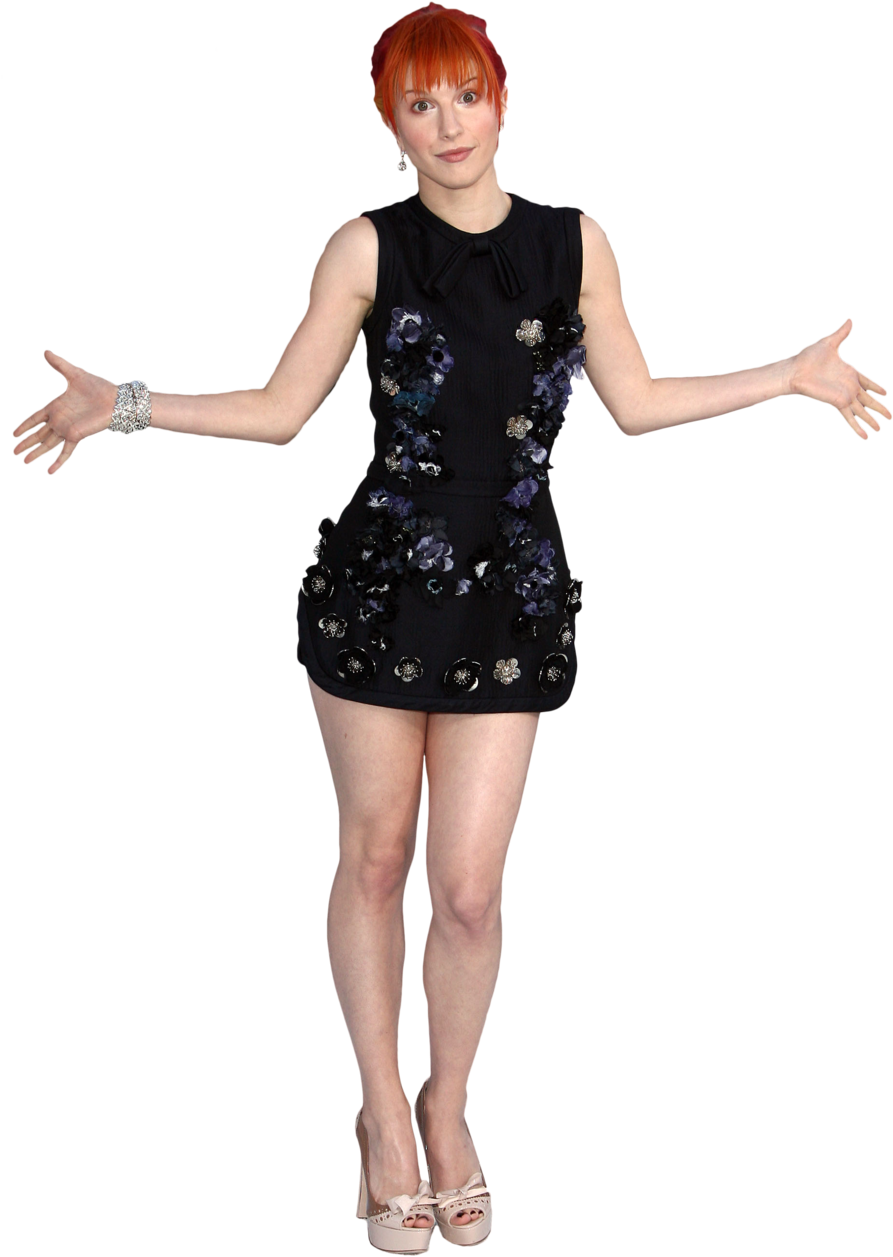 Hayley Williams Em Png - Hayley Williams Vma 2010 (900x1287), Png Download