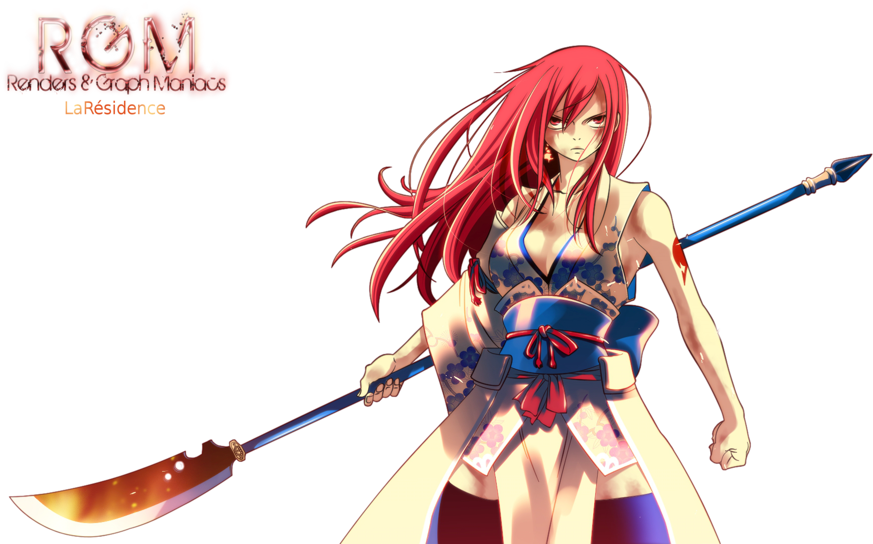 1080p Erza Scarlet (1880x1204), Png Download