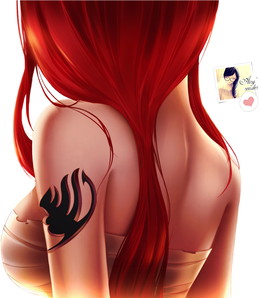 104 Images About Erza Scarlet On We Heart It - Art Erza Scarlet (940x1033), Png Download