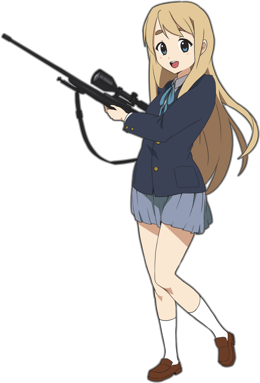 Danbooru - K On Mugi Transparent (1000x1500), Png Download