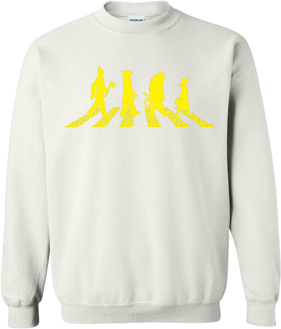 Yellow Abbey Brick Road Crewneck Sweatshirt - Grand Rapids Griffins Sweatshirt (1155x1155), Png Download