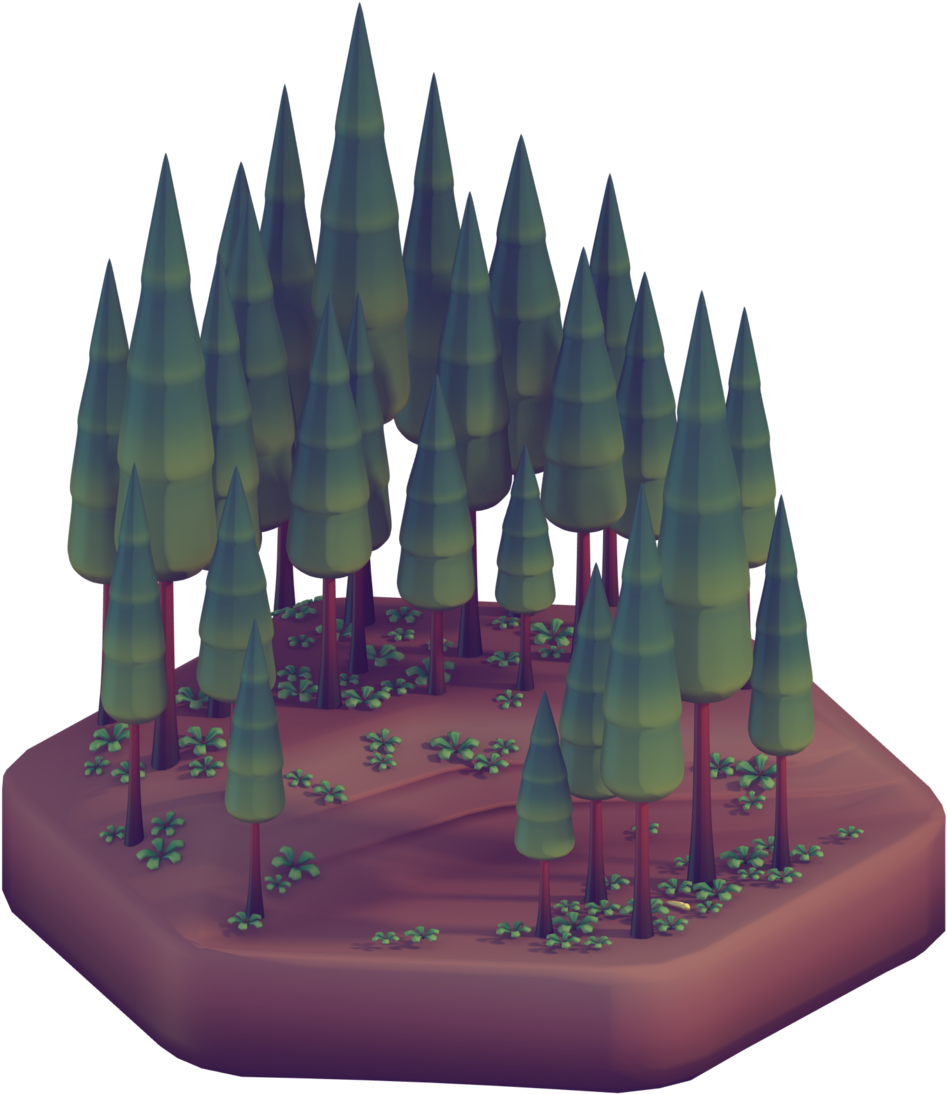 A Redwood Forest For Day 10 Very Inspired By Santa - Scale Model (1280x1280), Png Download