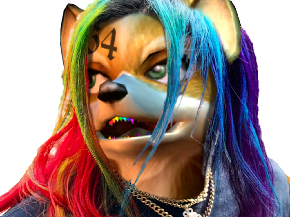 Sticker Starfox Fox Mccloud Adventures 6ix9ine 6ix4our - Imagen De 6ix9ine De Dibujos (1000x750), Png Download