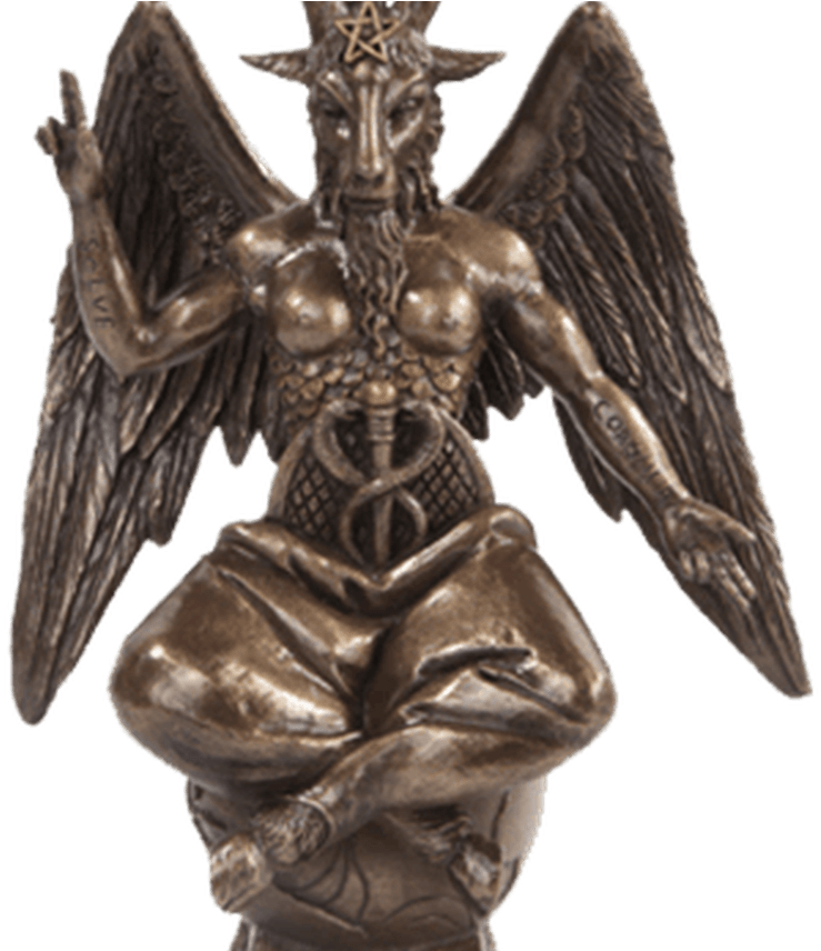 Baphomet Demon Statue Cc9926 From Dark Knight Armoury - Goat God (1368x855), Png Download