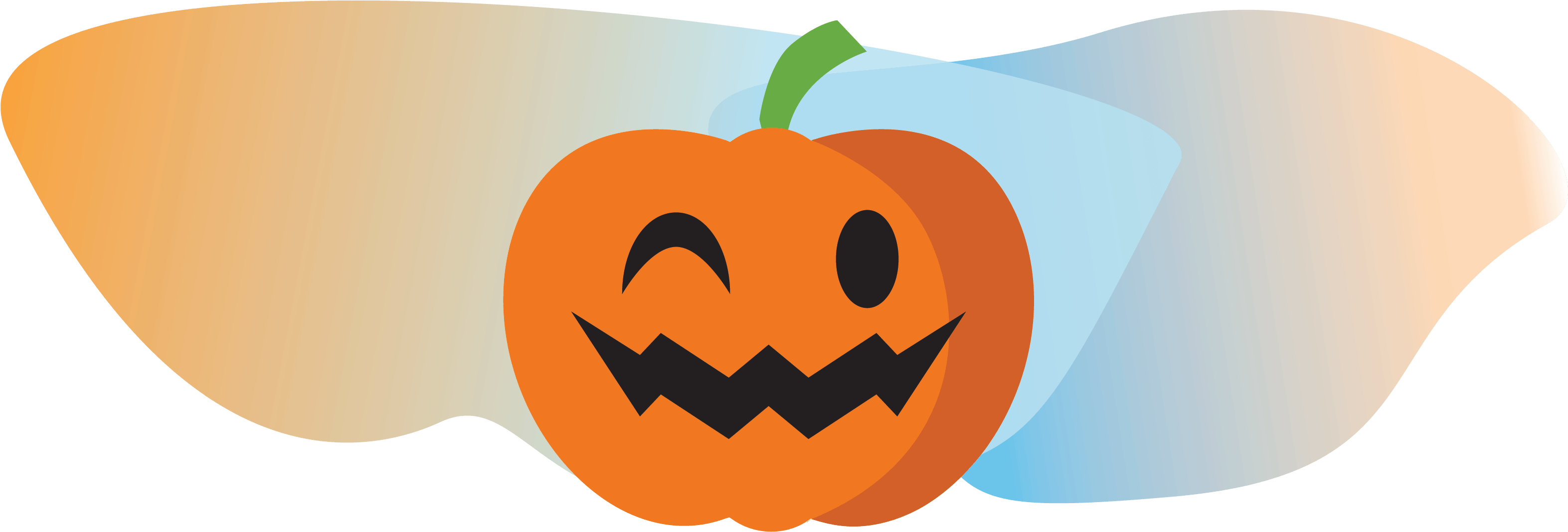 Pumpkin Carving Contest - Jack-o'-lantern (3334x1250), Png Download