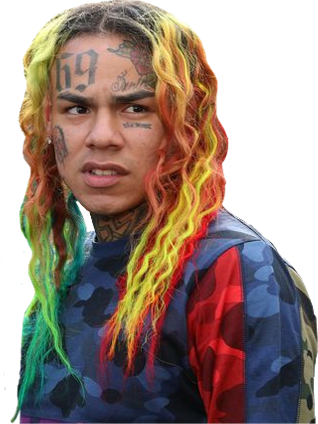 6ix9ine Sticker - Tekashi 6ix9ine (1024x1366), Png Download