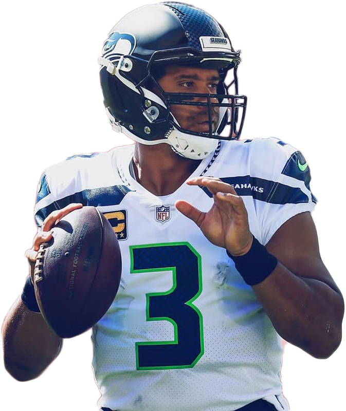 Russell Wilson Png - Transparent Russell Wilson Png (750x811), Png Download