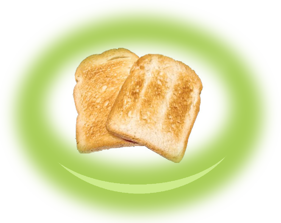 Slice Of Bread /toast/ - Toast Transparent (1145x910), Png Download