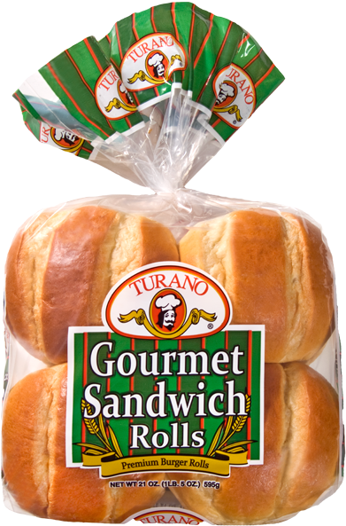 Turano Gourmet Sandwich Rolls (600x600), Png Download