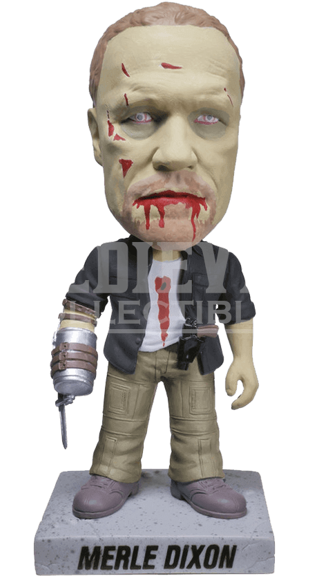 Walking Dead Merle Dixon Zombie Wacky Wobbler - Merle Dixon Funko Pop (850x850), Png Download