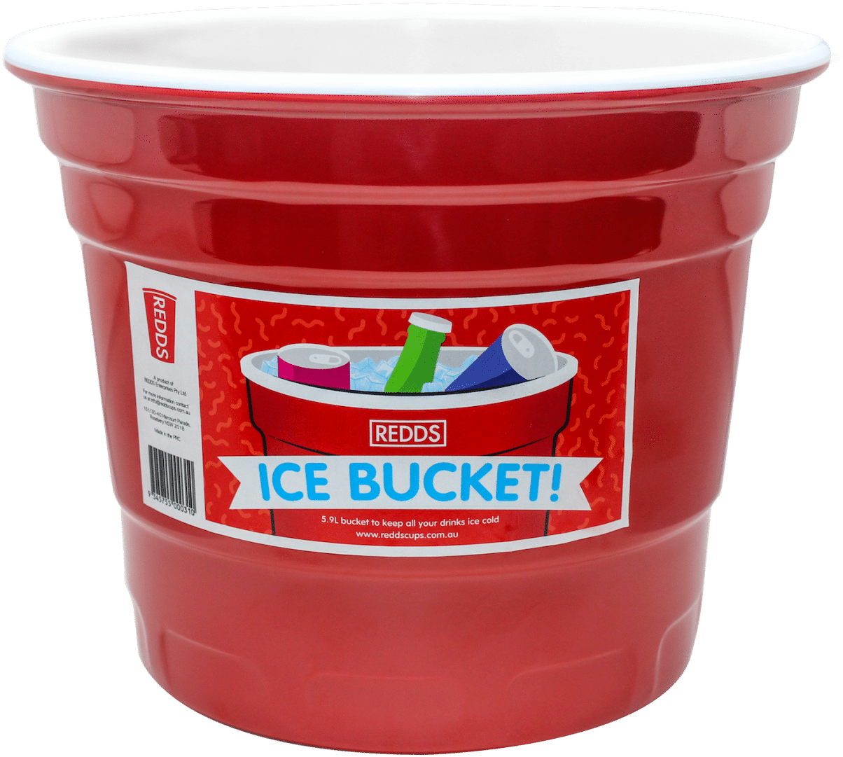 Giant Red Cup Ice Bucket - Coffee Cup (2000x1334), Png Download