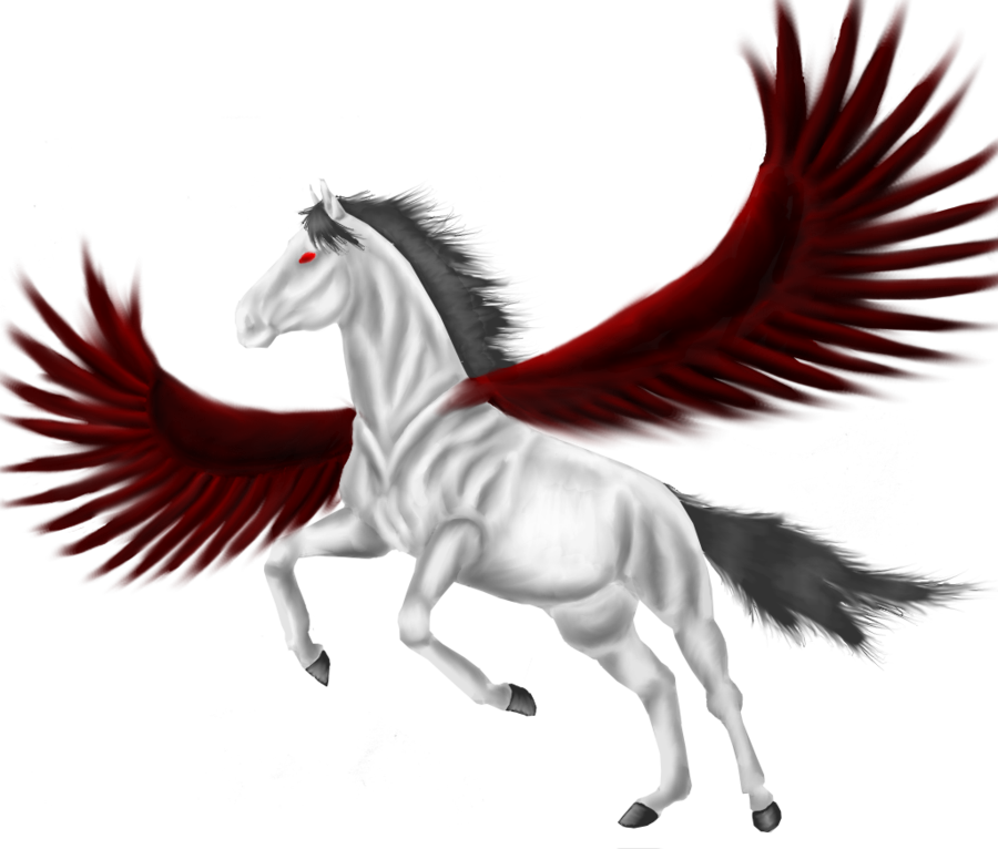 Pegasus Download Transparent Png Image - Rearing Pegasus (900x766), Png Download