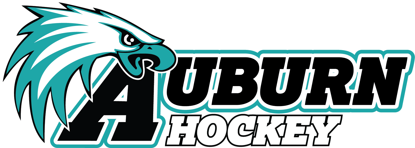 Auburn Drive Boys Hockey Team - Graphic Design (1658x593), Png Download