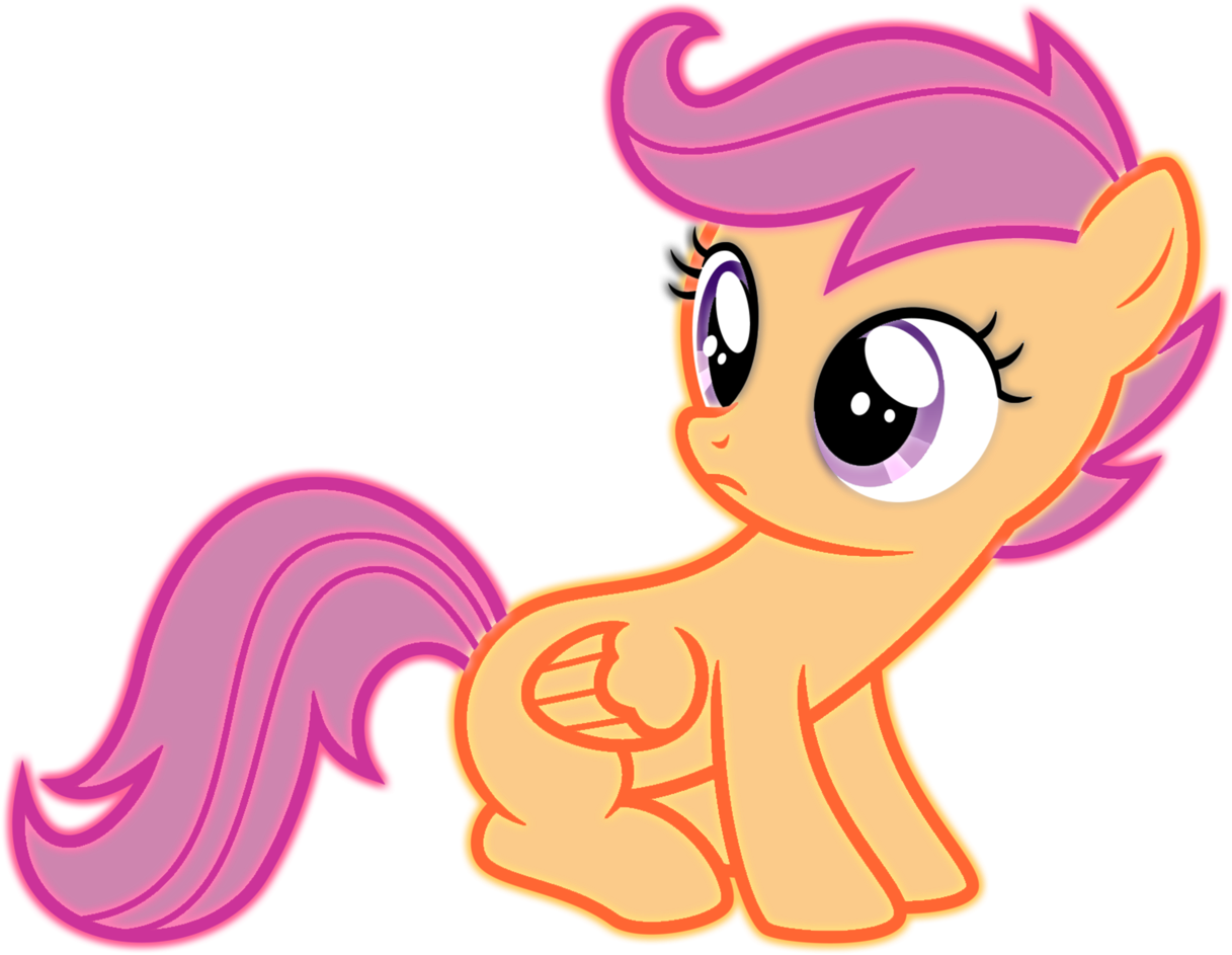 Stay Gold, Eyestrain Warning, Neon, Pegasus, Png, Pony, - Applebloom Render (1280x972), Png Download