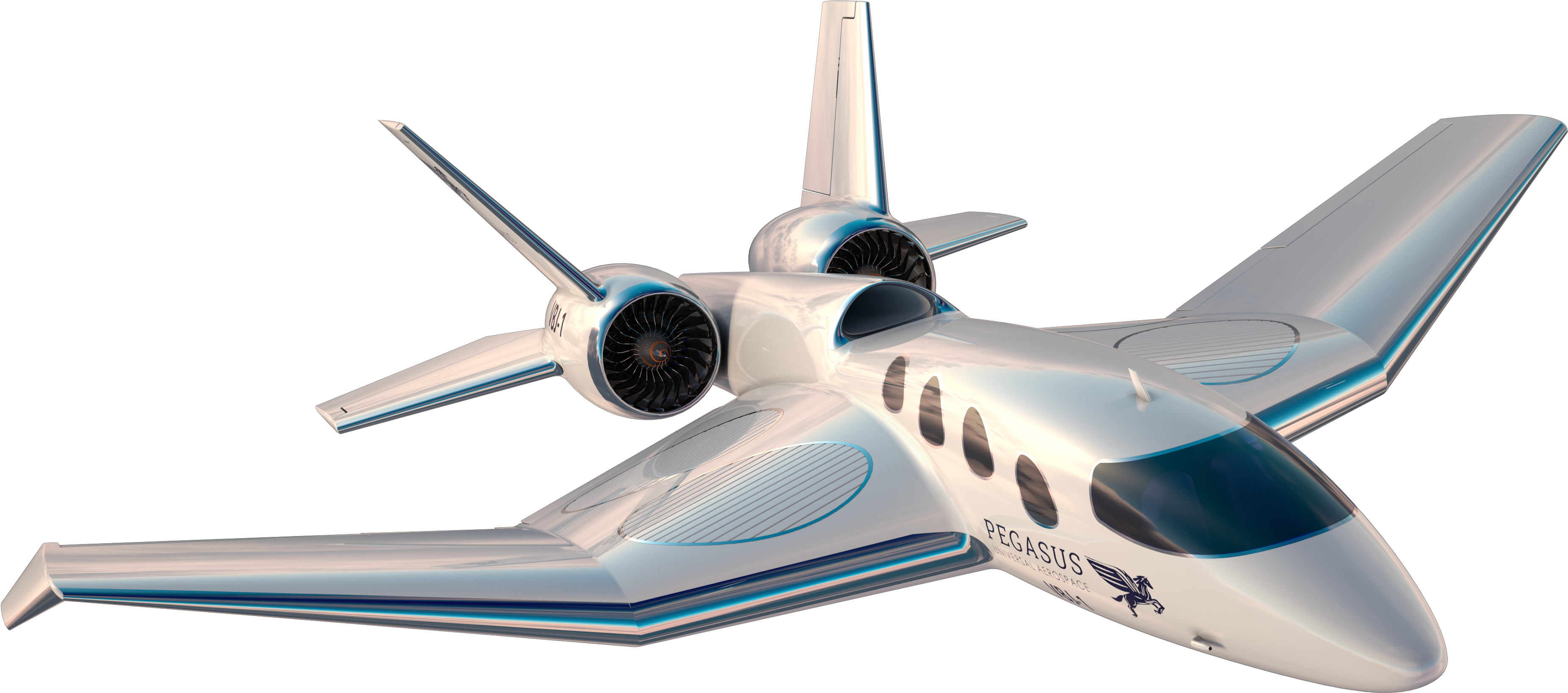 Pegasus Vertical Business Jet - Business Jet Vtol (3840x2160), Png Download